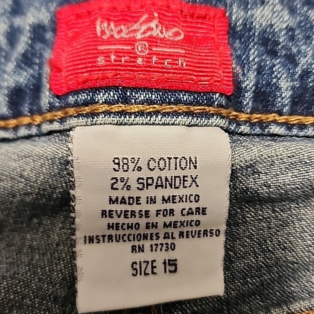Mossimo Supply Co Blue Ankle/Cropped Jeans Classic Denim Sz 15 - Picture 6 of 6